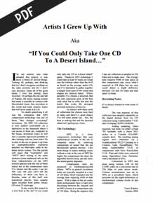 One CD on a Desert Island